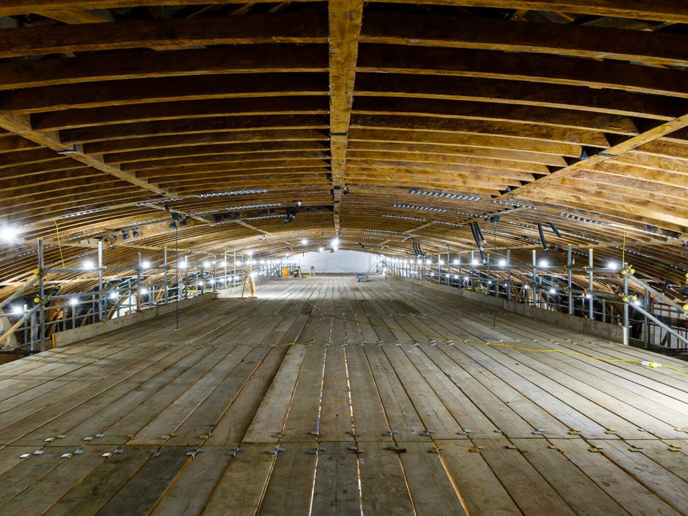 First photos ever taken of the Corn Exchange ceiling